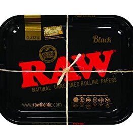 RAW RAW Large Black Aluminum Rolling Tray