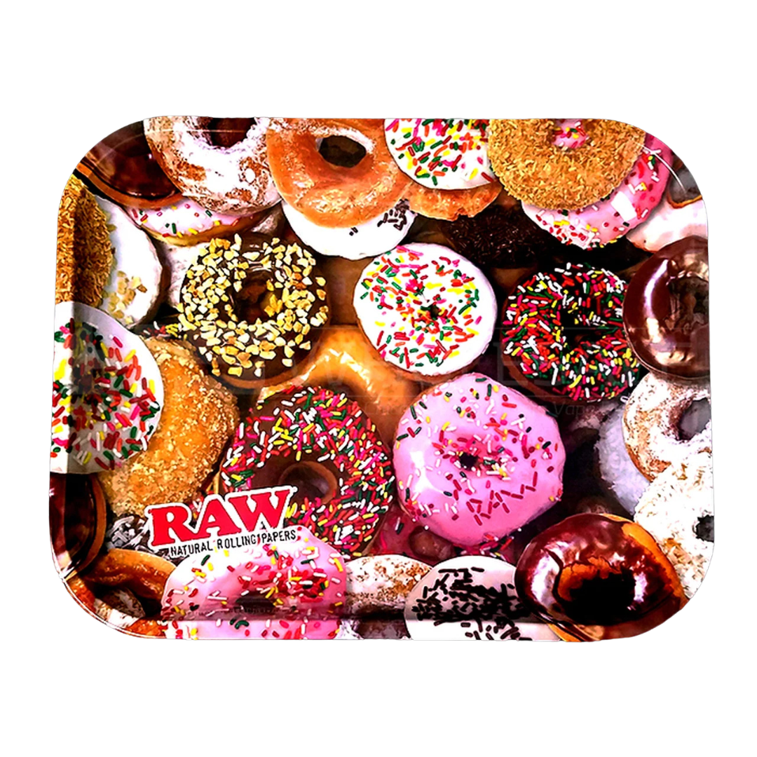 RAW RAW Large Donuts Aluminum Rolling Tray The Ra Shop