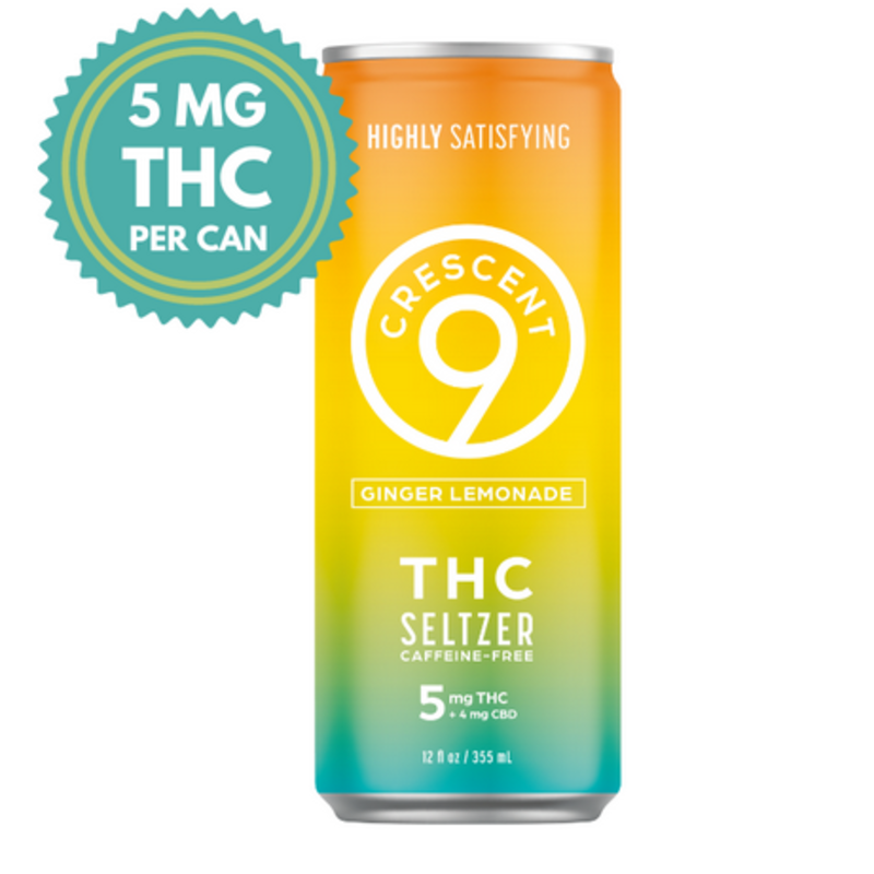 Crescent Canna Crescent Canna Delta-9 5mg : CBD 4mg Ginger Lemonade Seltzer