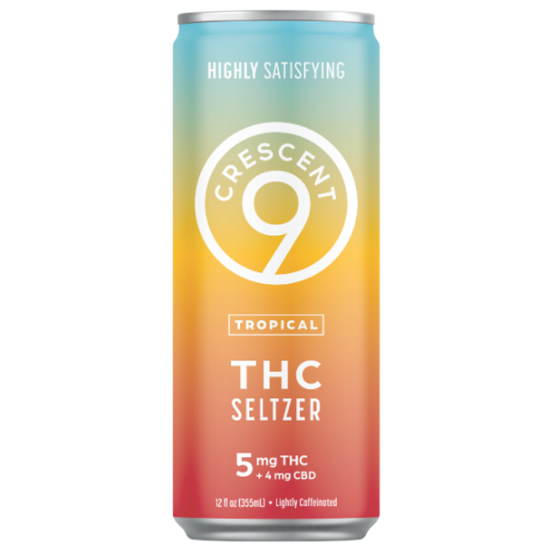 Crescent Canna Crescent Canna Delta-9 5mg : CBD 4mg Tropical Seltzer