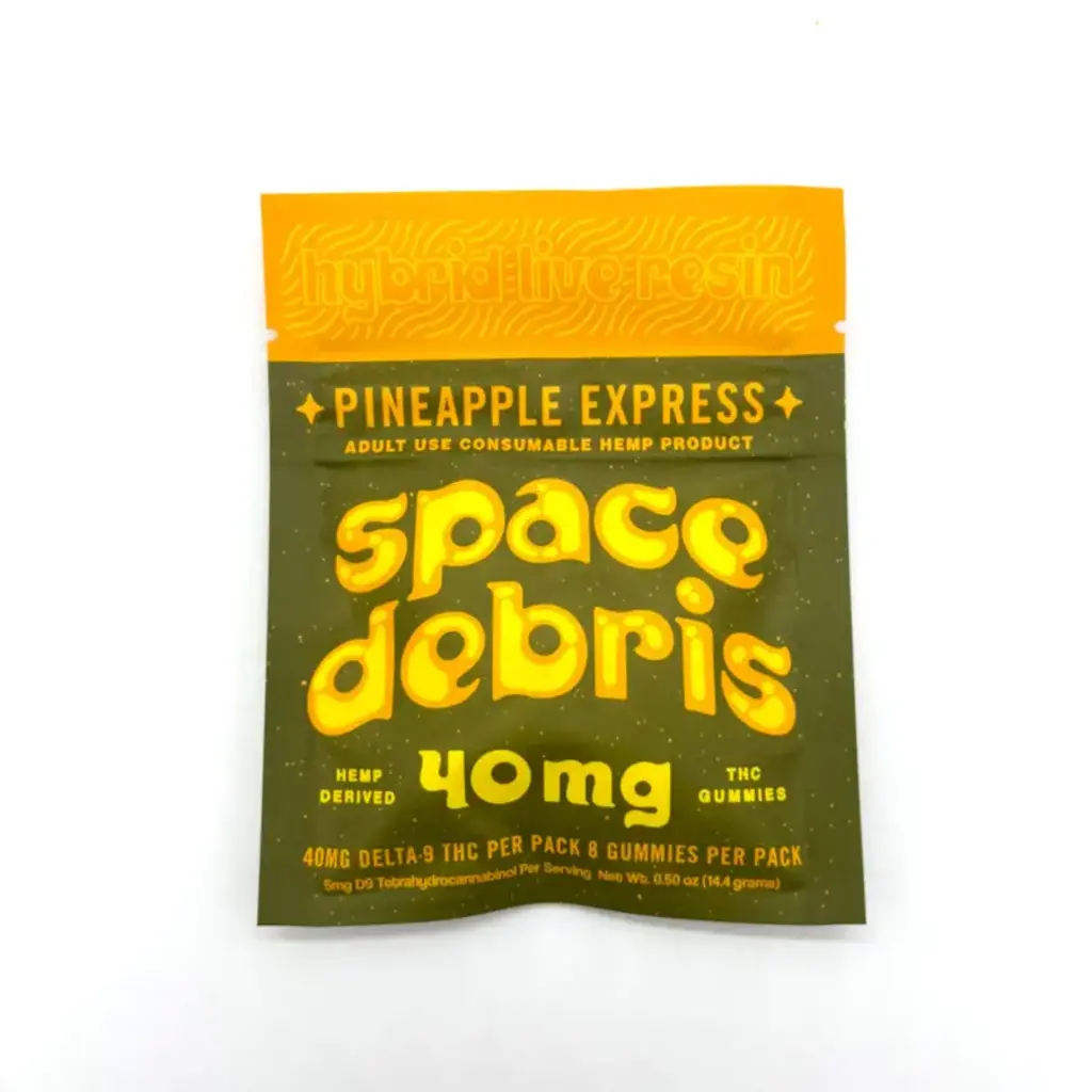 Space Debris Delta-9 40mg 8ct Gummies Pineapple Express
