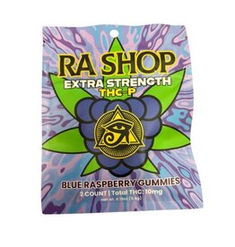 Ra Shop RA SHOP THC-P 10mg Blue Raspberry Gummies 2ct