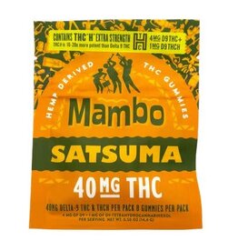 Mambo Delta-9 + THC-H 40mg 8ct Gummies Satsuma