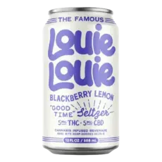 Louie Louie Seltzer 5mg Blackberry Lemon