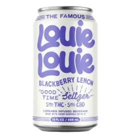 Louie Louie Seltzer 5mg Blackberry Lemon