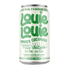 Louie Louie Seltzer 5mg Ginger Cucumber