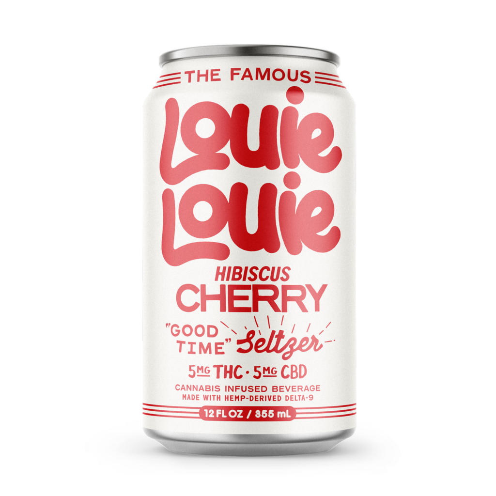 Louie Louie Seltzer 5mg Hibiscus Cherry