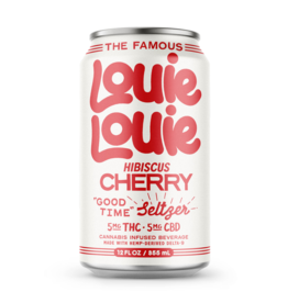 Louie Louie Seltzer 5mg Hibiscus Cherry