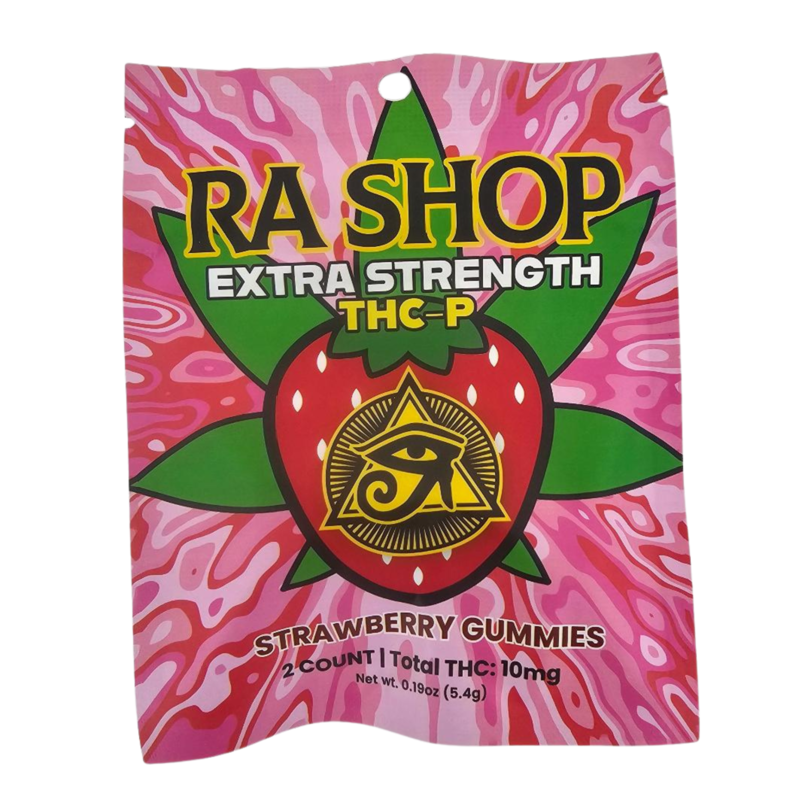 Ra Shop RA SHOP THC-P 10mg Strawberry Gummies 2ct