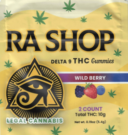 Ra Shop RA SHOP Delta-9 10mg Wild Berry Gummies 2ct