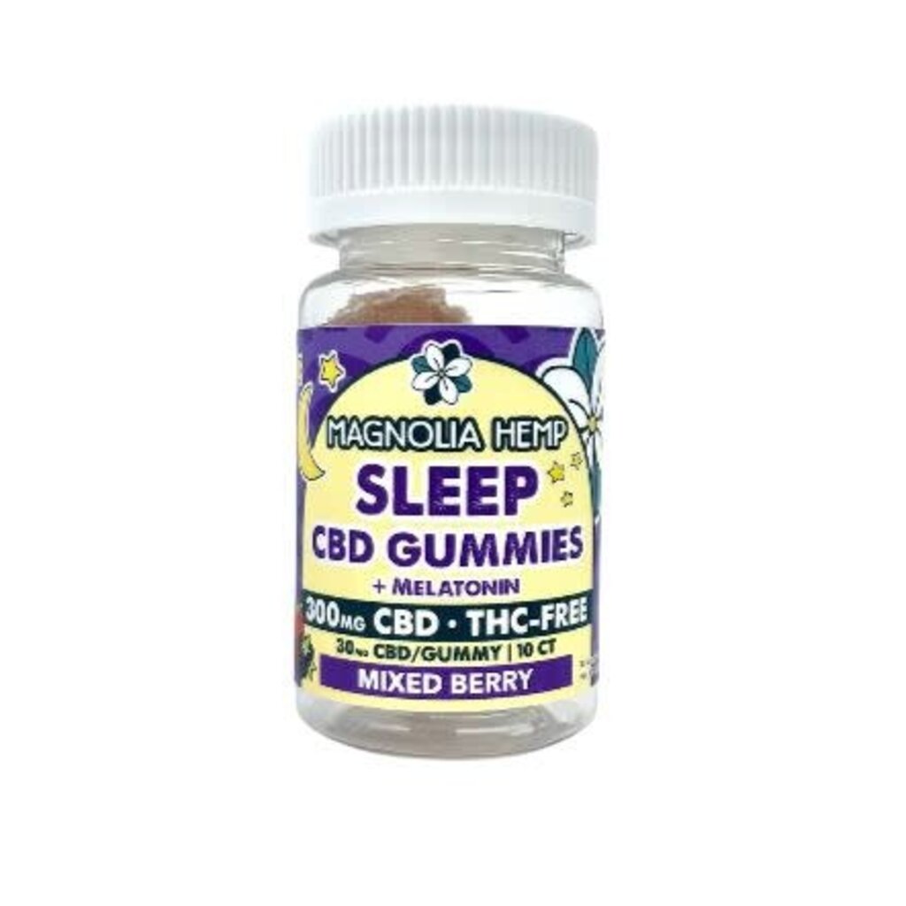 Magnolia Hemp Magnolia Hemp CBD Sleep Gummies Mixed Berry 300mg