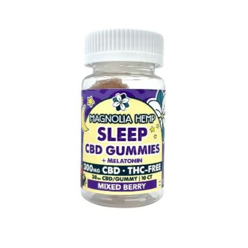 Magnolia Hemp Magnolia Hemp CBD Sleep Gummies Mixed Berry 300mg