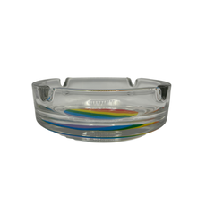 4" Glass Ashtray Rainbow