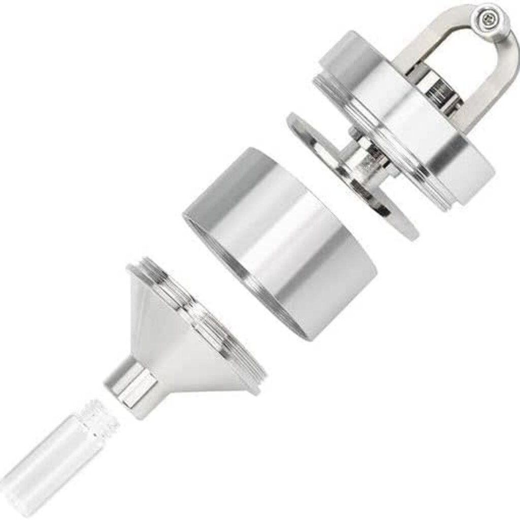 iSnuff Metal Powder Grinder w/ Storage Bottle