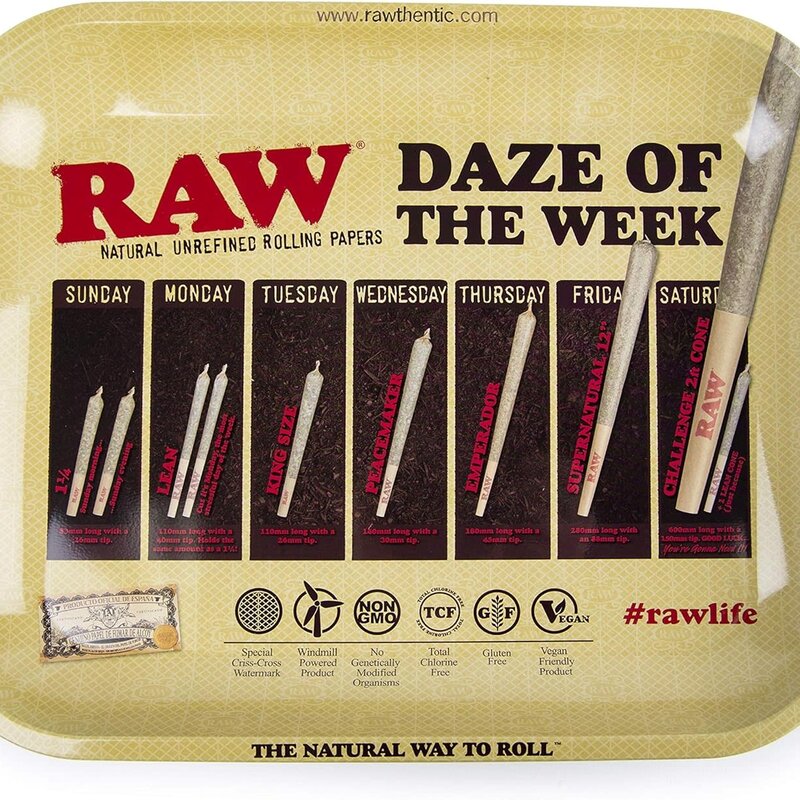 RAW RAW Large Daze Aluminum Rolling Tray