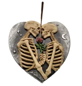 Skeleton Lovers Incense Holder