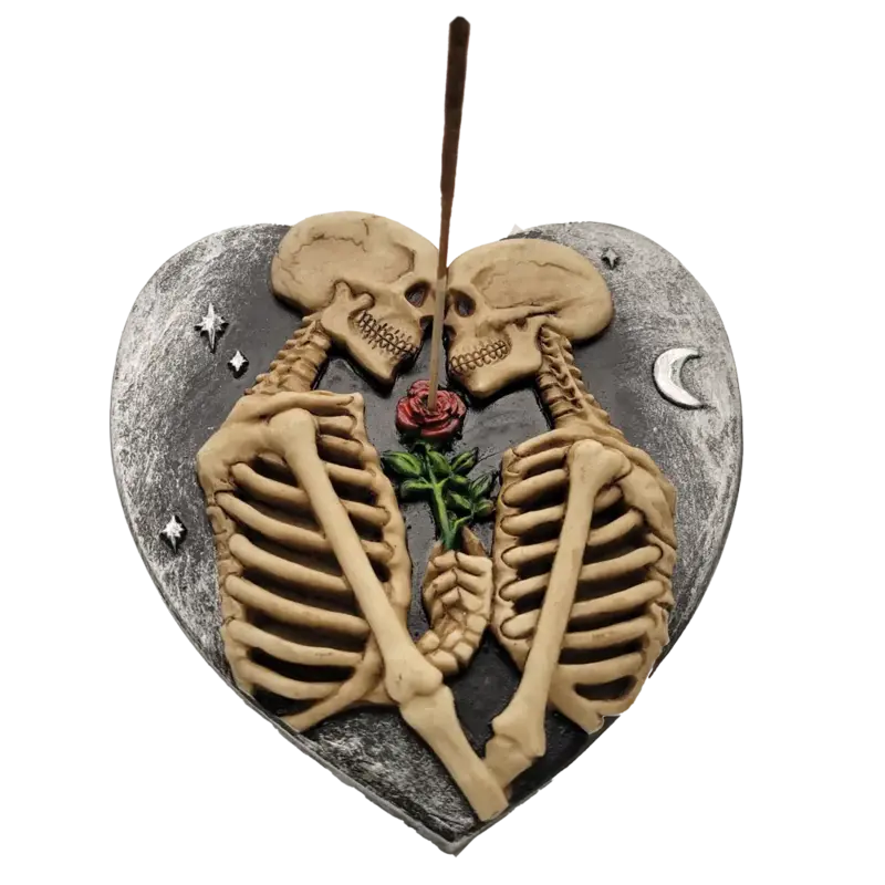 Skeleton Lovers Incense Holder