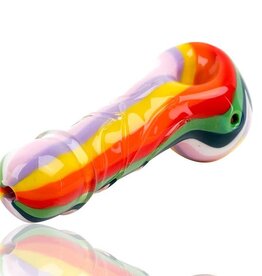 Empire Empire Glass Spoon Pipe Phallus Rainbow Rod