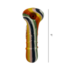 Empire Empire Glass Spoon Pipe Phallus Rainbow Rod