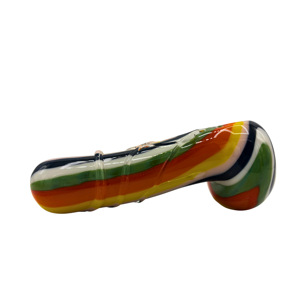 Empire Empire Glass Spoon Pipe Phallus Rainbow Rod