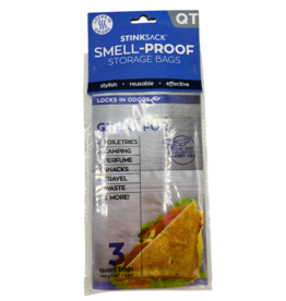 Stink Sack Stink Sack Bag 7.5" x 7" 3pc Black