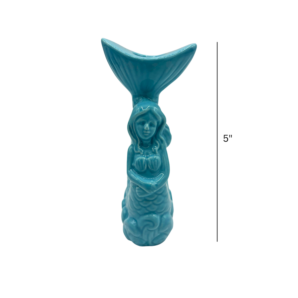 Art Of Smoke Art Of Smoke Mermaid Ceramic Pipe w/ Nug Dish & Bag
