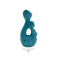 Art Of Smoke Art Of Smoke Mermaid Ceramic Pipe w/ Nug Dish & Bag