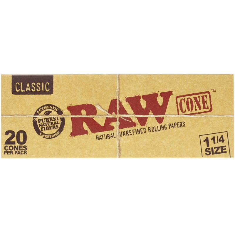 RAW RAW Classic  1 1/4 Cones 20pk BX/12