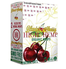 High Hemp High Hemp Organic Wrap Cherry BX/25