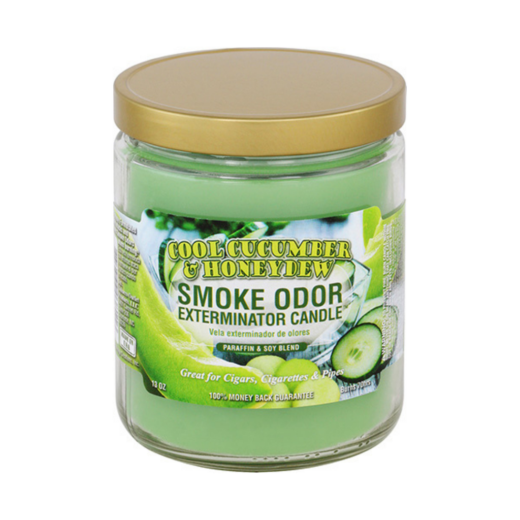 Smoke Odor SMOKE ODOR Candle Cool Cucumber & Honeydew