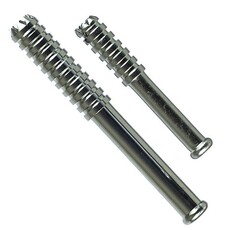 Small Anodized Metal Bat Silver