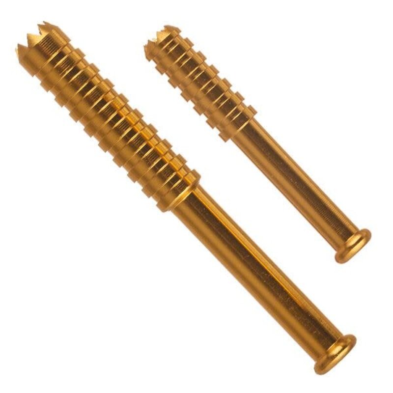 Small Anodized Metal Bat Brass