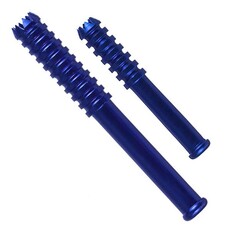 Small Anodized Metal Bat Blue