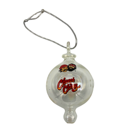 Cheech & Chong Holiday Bulb Ornament Hand Pipe W/String Clear
