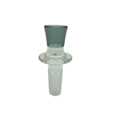 Blazing Blue Glass BBG Male 19mm Smoke Honeycomb Gong Slide