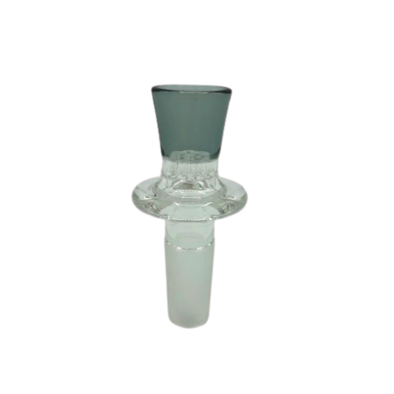 Blazing Blue Glass BBG Male 19mm Smoke Honeycomb Gong Slide