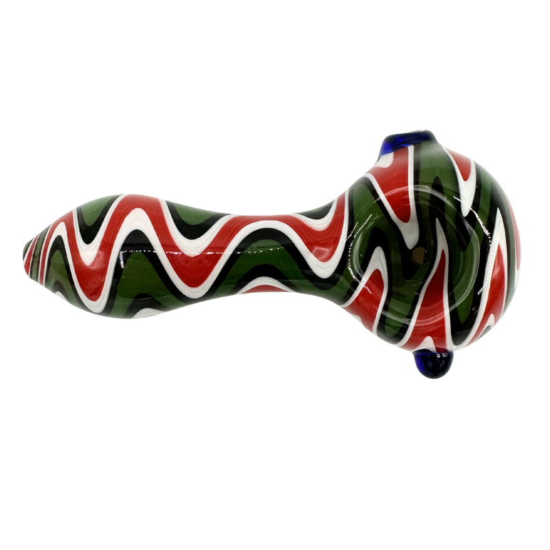 Ra Shop Multi Colored Wig Wag Hand Pipe