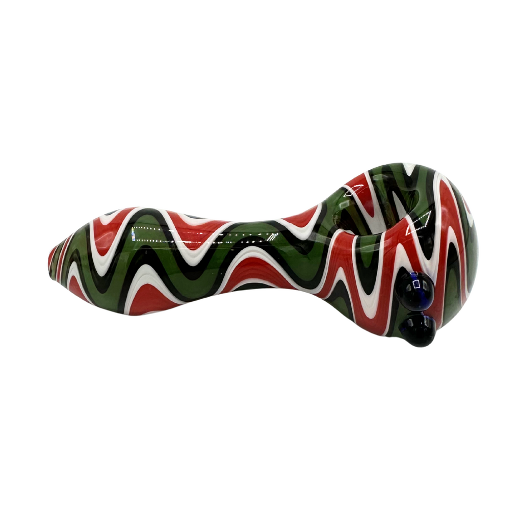 Ra Shop Multi Colored Wig Wag Hand Pipe