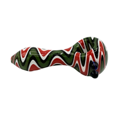 Ra Shop Multi Colored Wig Wag Hand Pipe