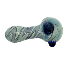 Ra Shop Small Opaque Swirl w/ Bump Hand Pipe
