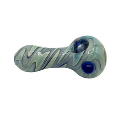 Ra Shop Small Opaque Swirl w/ Bump Hand Pipe