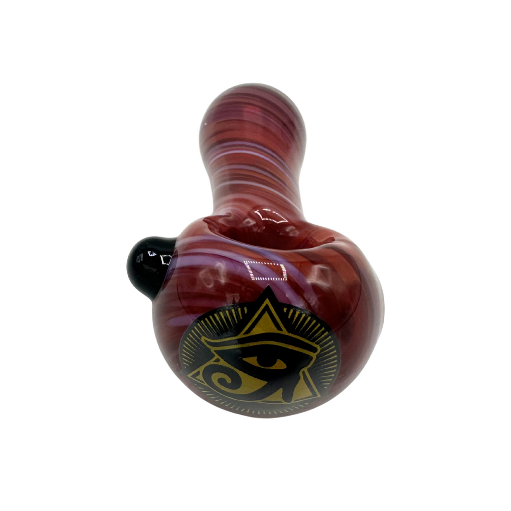 Ra Shop RA SHOP Small Opaque Swirl w/ Bump Hand Pipe