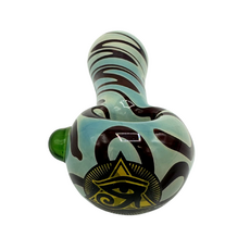 Ra Shop RA SHOP Small Opaque Swirl w/ Bump Hand Pipe