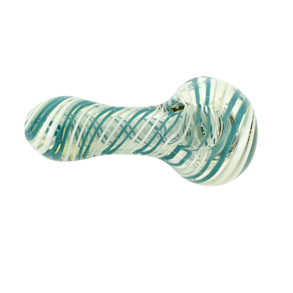Ra Shop RA SHOP Small Clear Swirl Hand Pipe