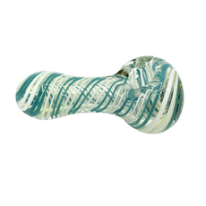 Ra Shop RA SHOP Small Clear Swirl Hand Pipe