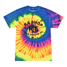 Ra Shop Neon Tie-Dyed T-Shirt