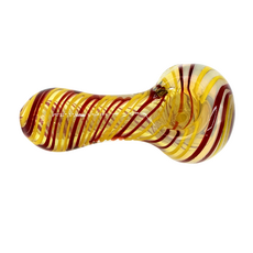 Ra Shop RA SHOP Small Clear Swirl Hand Pipe