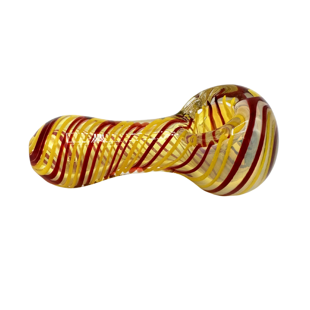 Ra Shop RA SHOP Small Clear Swirl Hand Pipe
