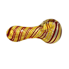 Ra Shop RA SHOP Small Clear Swirl Hand Pipe