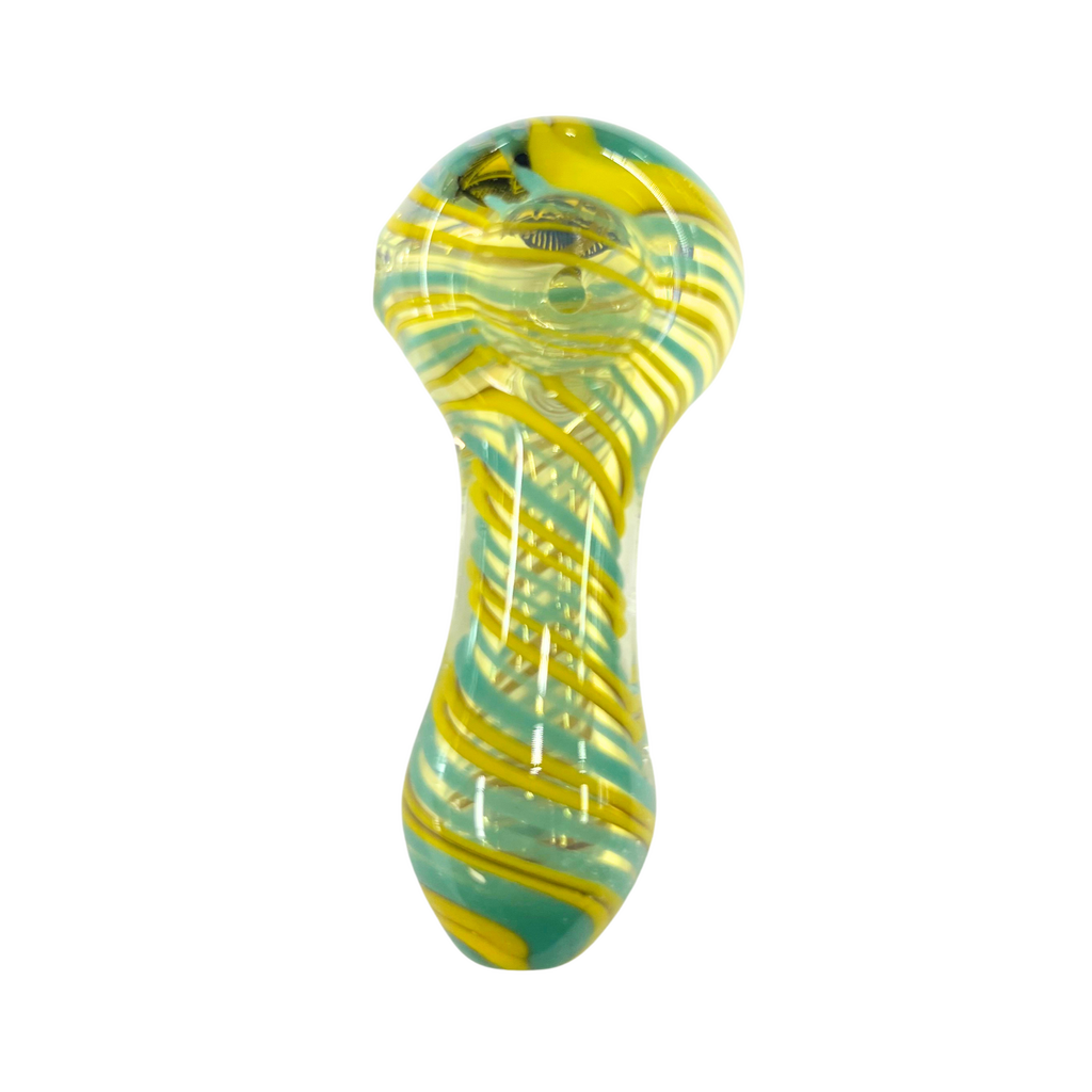 Ra Shop RA SHOP Small Clear Swirl Hand Pipe